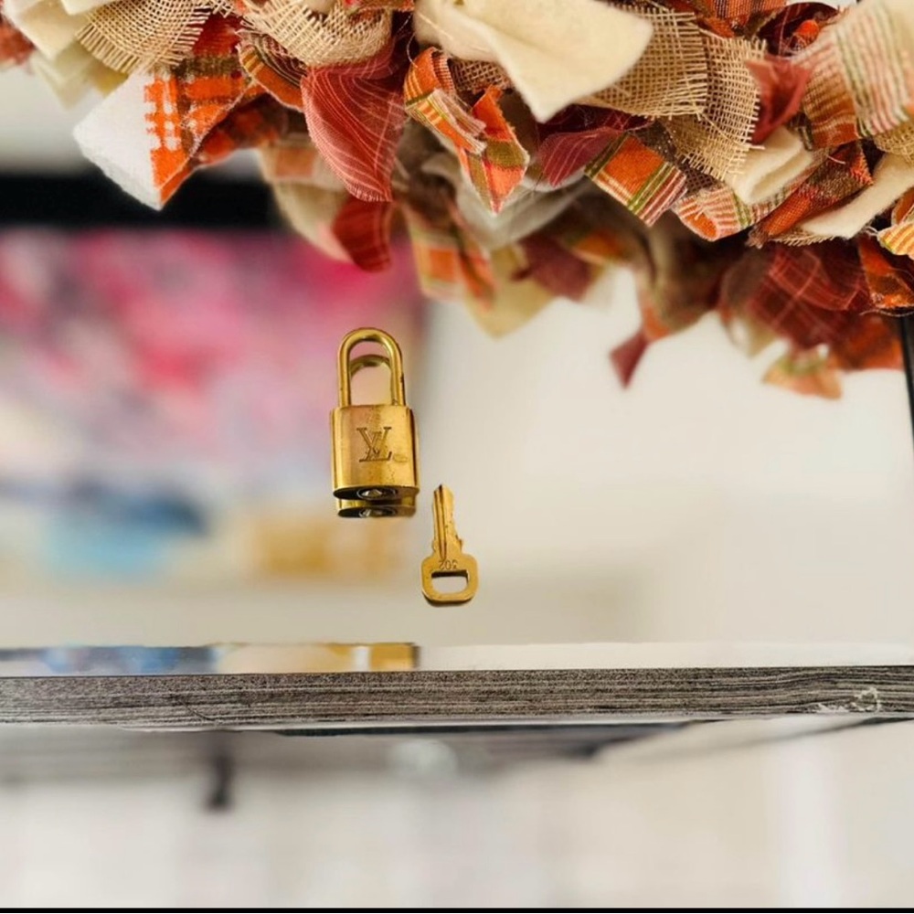 Authentic Louis Vuitton lock & key